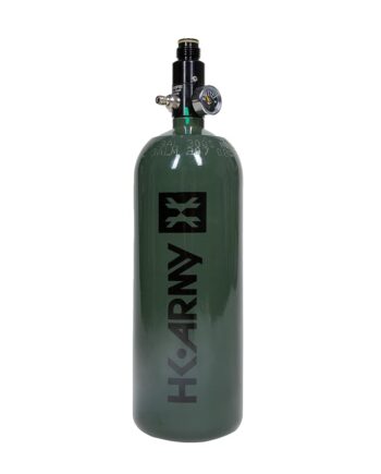 HK Army Aluminum Compressed Air HPA Paintball Tank Air Systems - Standard Regulator (Olive, 62ci/3000psi)