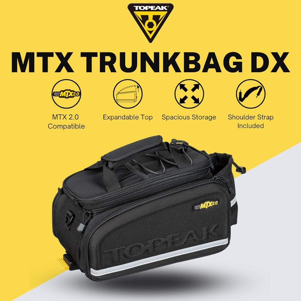 Topeak MTX 2.0 TrunkBag DX with QuickTrack System