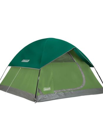 Coleman Sundome 6-Person Tent with Rainfly, Weatherproof Tent Sets Up in 10 Mins