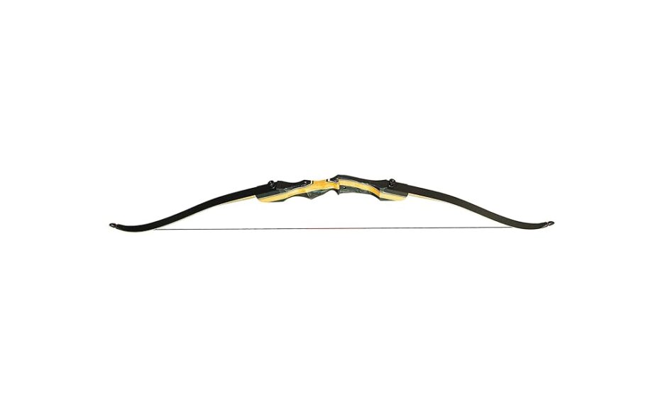 PSE Night Hawk 62" TD-RCRV LH 25 YLW/Black Riser, Black Limbs