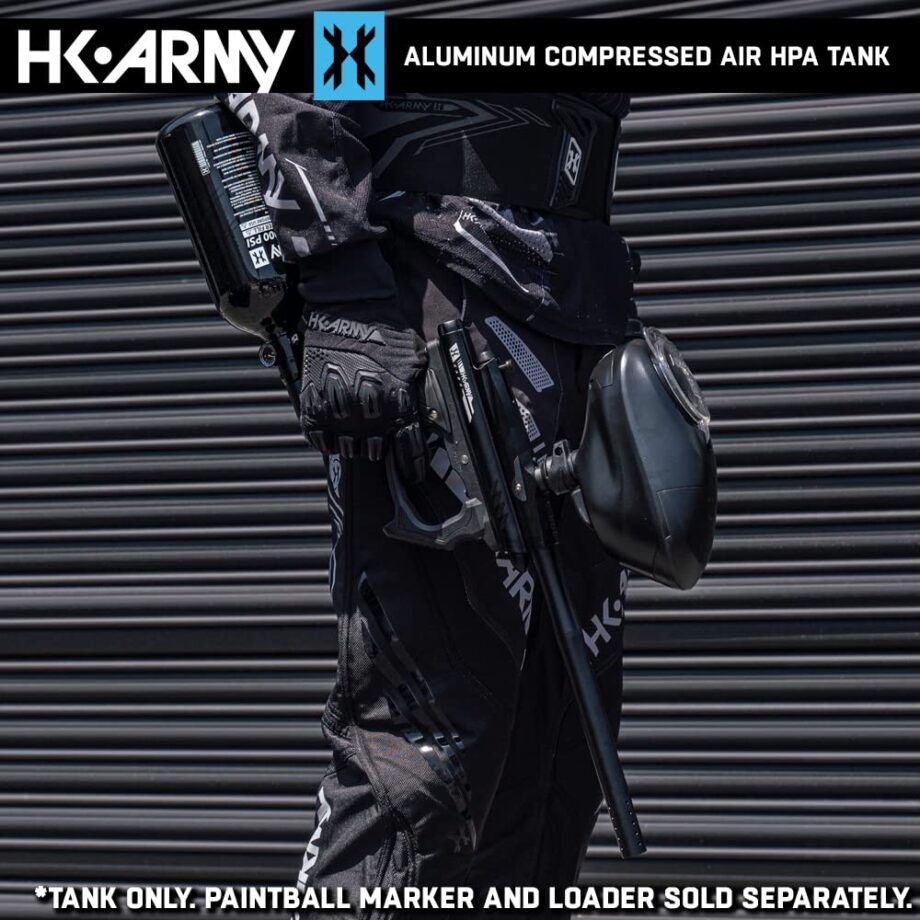 HK Army 48ci/3000psi Compressed Air HPA Paintball Tank Air System w/Regulator - Black