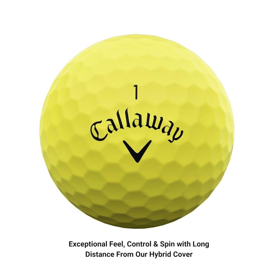 Callaway Golf Supersoft Golf Balls (2023 Version, Yellow)