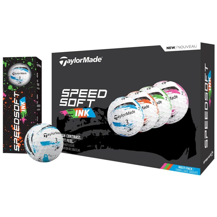 TaylorMade Golf Speed Soft Ink Multi Pack Golf Balls