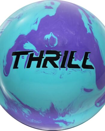 MOTIV Max Thrill Hybrid Bowling Ball | Huge Value and Performance | Sky Blue Solid with Purple Pearl | Available in 10-16 pounds (16, Pounds)