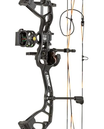 Bear Archery Royale Ready to Hunt Compound Bow Package for Adults and Youth, Left Hand, Shadow