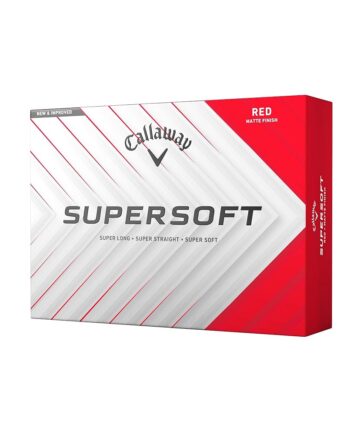 Callaway Golf Supersoft Golf Balls (2025, Red)