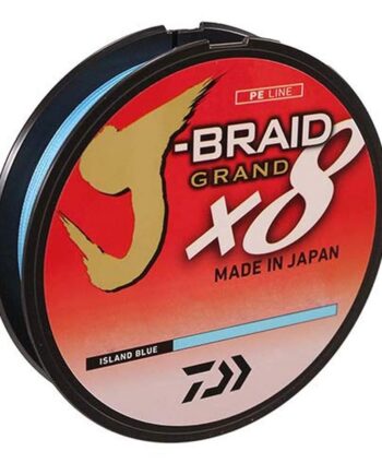 Daiwa J-BRAID GRAND 8X 300YDS FILLER SPOOL ISLAND BLUE