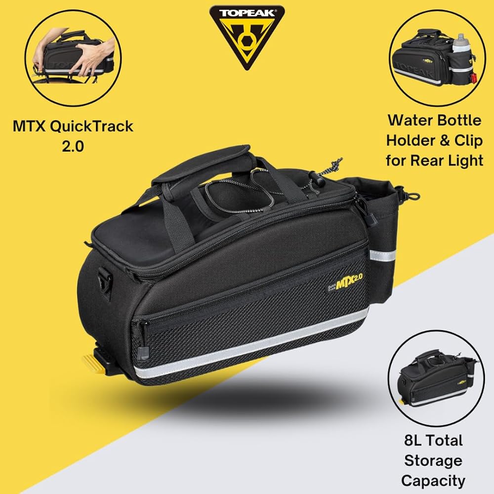 Topeak MTX 2.0 TrunkBag EX with QuickTrack Compatibility