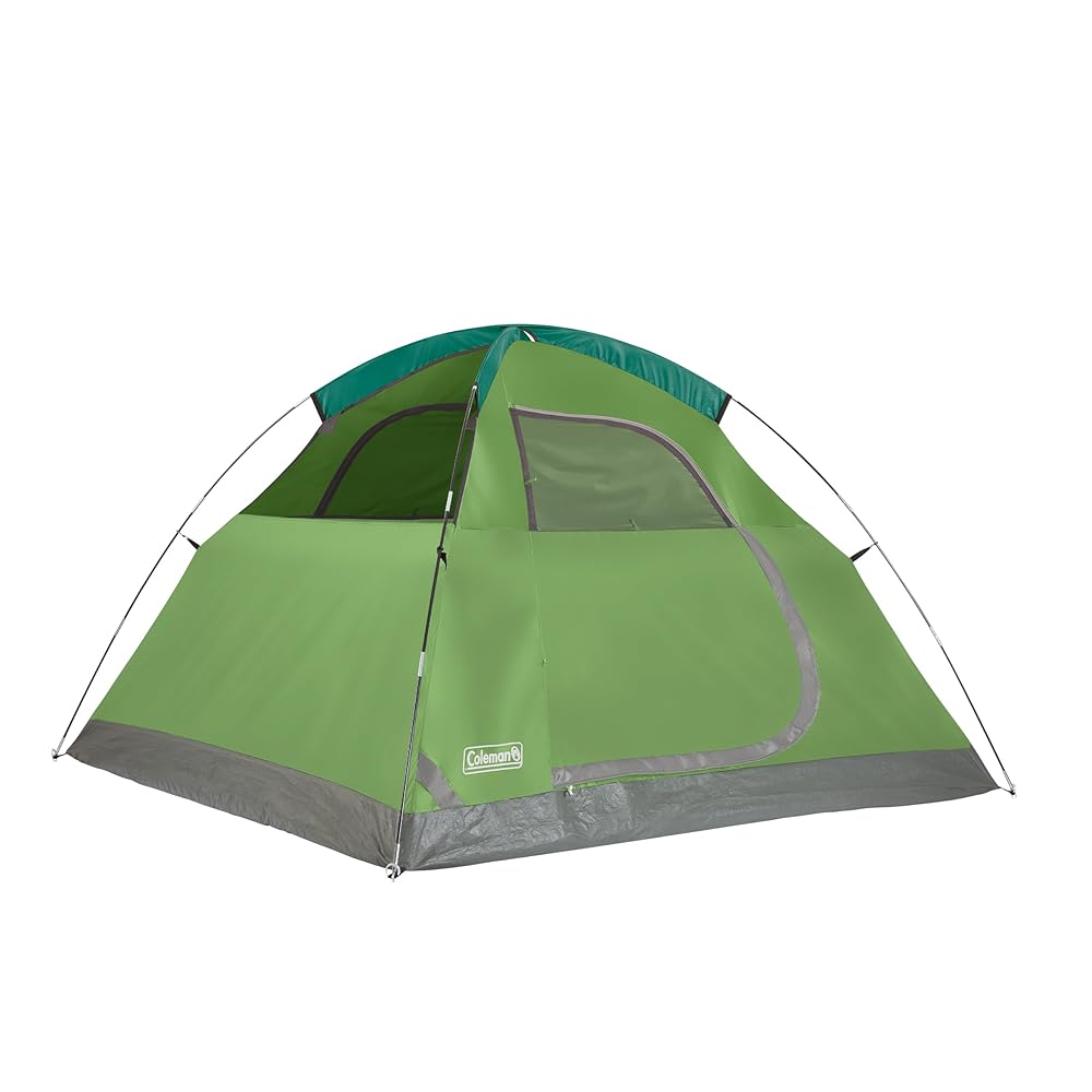 Coleman Sundome 6-Person Tent with Rainfly, Weatherproof Tent Sets Up in 10 Mins