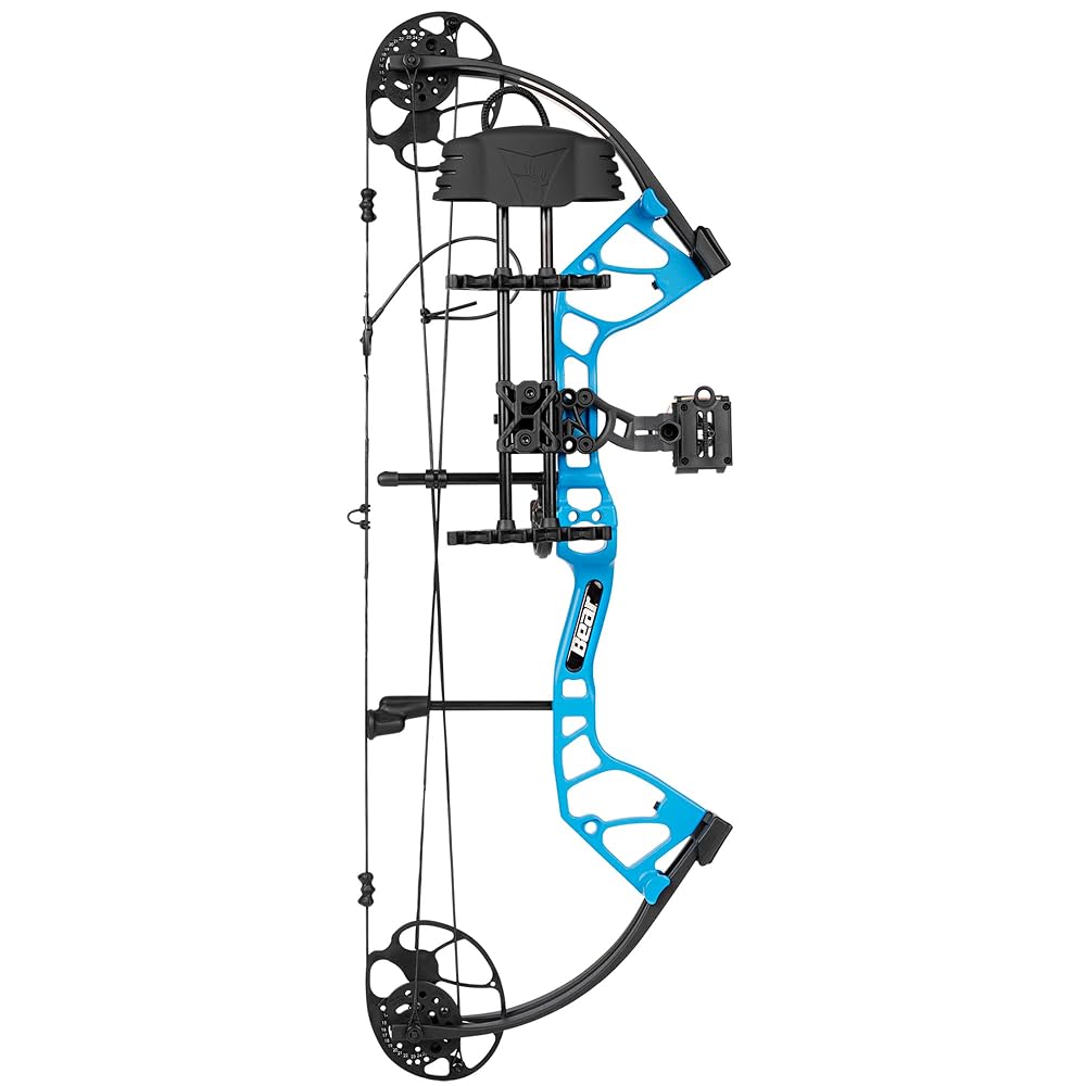 Bear Archery Royale Ready to Hunt Compound Bow Package for Adults and Youth, Right Hand, Blue