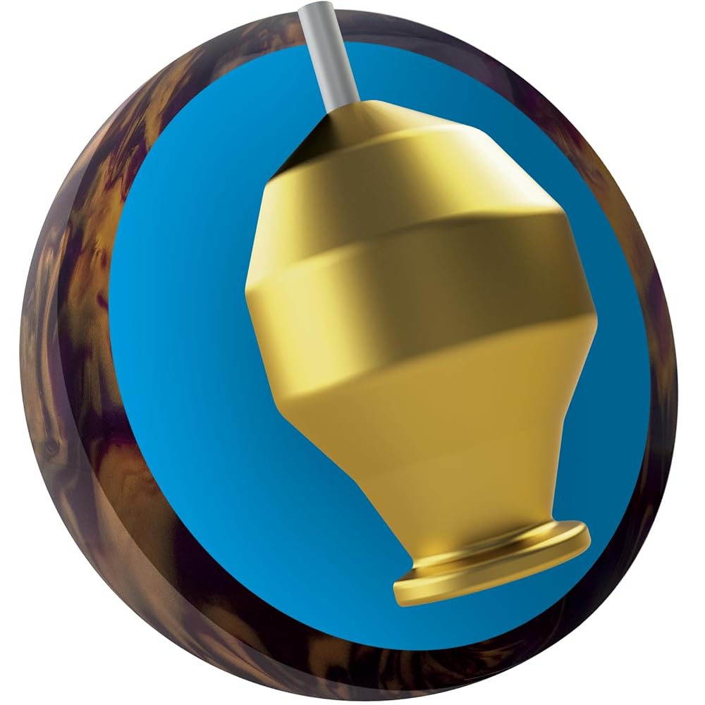 Ebonite Fireball Purple/Gold Bowling Ball (14, Pounds)