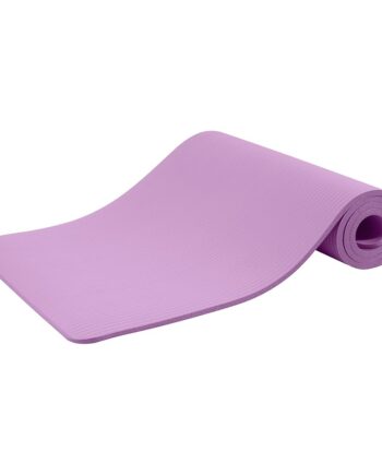 Quality Exercise Yoga Mat, 1/2-Inch Thick High-Density Foam for Full-body workout, Anti-Tear and non-slip Surface, Includes Carry Strap for Home & Studio Workouts, Taro Purple