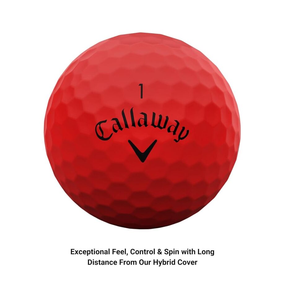 Callaway Golf Supersoft Golf Balls (2023 Version, Red)