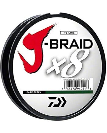 Daiwa J-BRAID GRAND 8X 300YDS FILLER SPOOL DARK GREEN