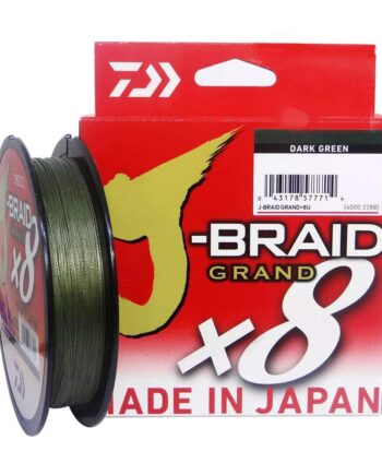 Daiwa J-BRAID GRAND 8X 300YDS FILLER SPOOL DARK GREEN