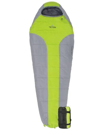 TETON Sports Tracker, 5 Degree Sleeping Bag; Lightweight, Warm Mummy Sleeping Bag, Camping, Backpacking, Hiking