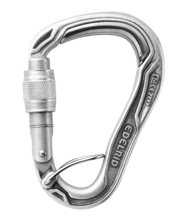 EDELRID HMS Bulletproof Locking Carabiner- Non-Anodized Screwgate FG Eco