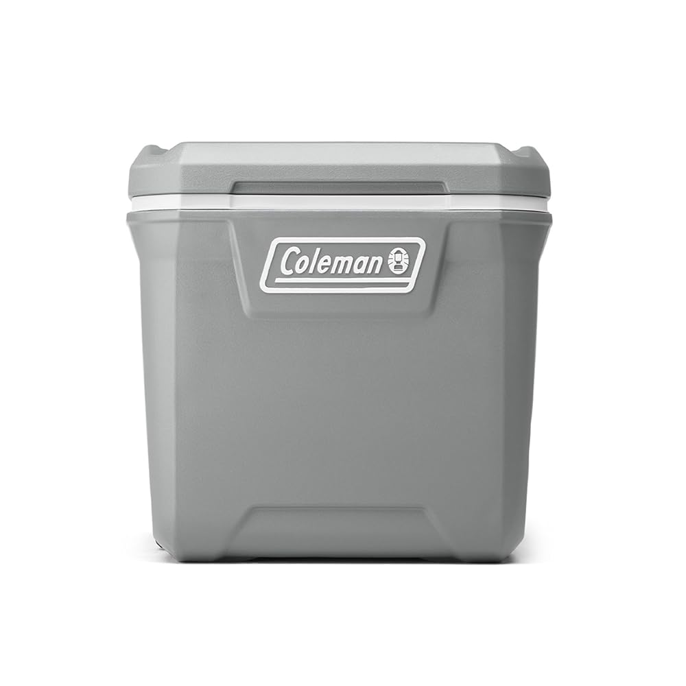 Coleman Classic Series Insulated Portable Rolling Cooler with Wheels, Leak-Resistant Outdoor Hard Cooler Keeps Ice up to 5 Days, 65-Quart