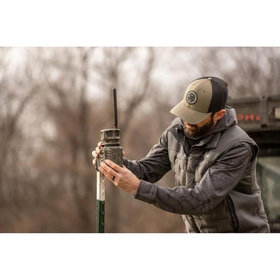 Stealth Cam Revolver 36MP Photo 1080P HD Video at 30 FPS 0.4 Sec Trigger Speed 360-Degree Panoramic View Built-in GPS Hunting Cellular Trail Camera, Verizon and AT&T