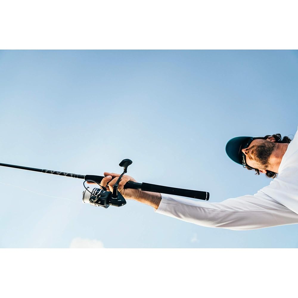 PENN Pursuit III 6000C Spinning Fishing Reel, Black/Silver, 6000