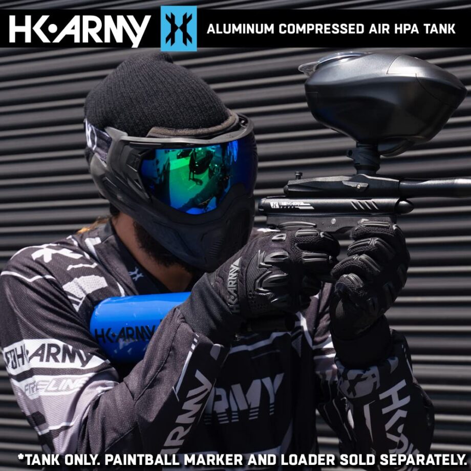 HK Army 48/3000 Aluminum Compressed Air HPA Paintball Tank - Blue