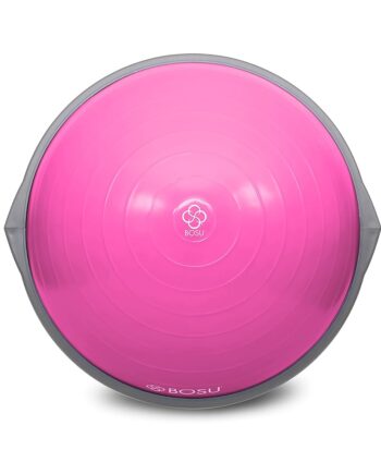 Bosu 72-10850 Home Gym Equipment The Original Balance Trainer 65 cm Diameter, Pink and Gray