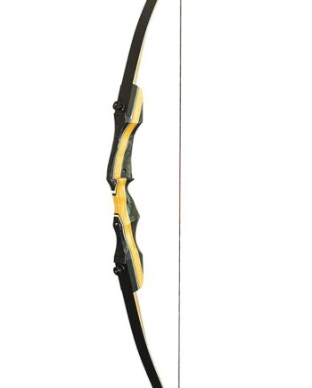 PSE Night Hawk 62" TD-RCRV LH 25 YLW/Black Riser, Black Limbs