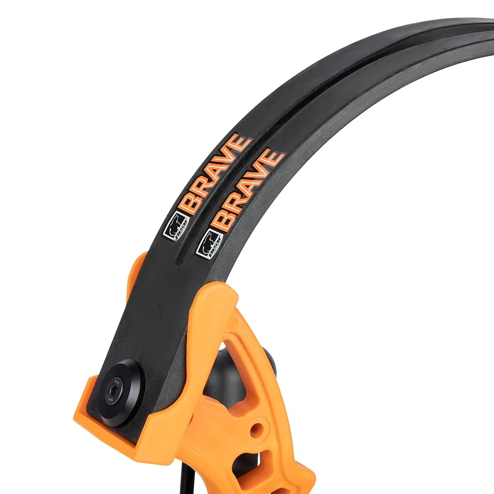 Bear Archery Brave Bow Set for Youth, Right Hand, Orange