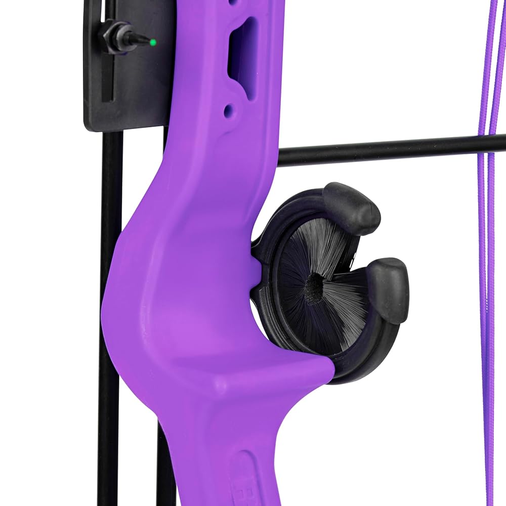 Bear Archery Brave Bow Set for Youth, Right Hand, Purple