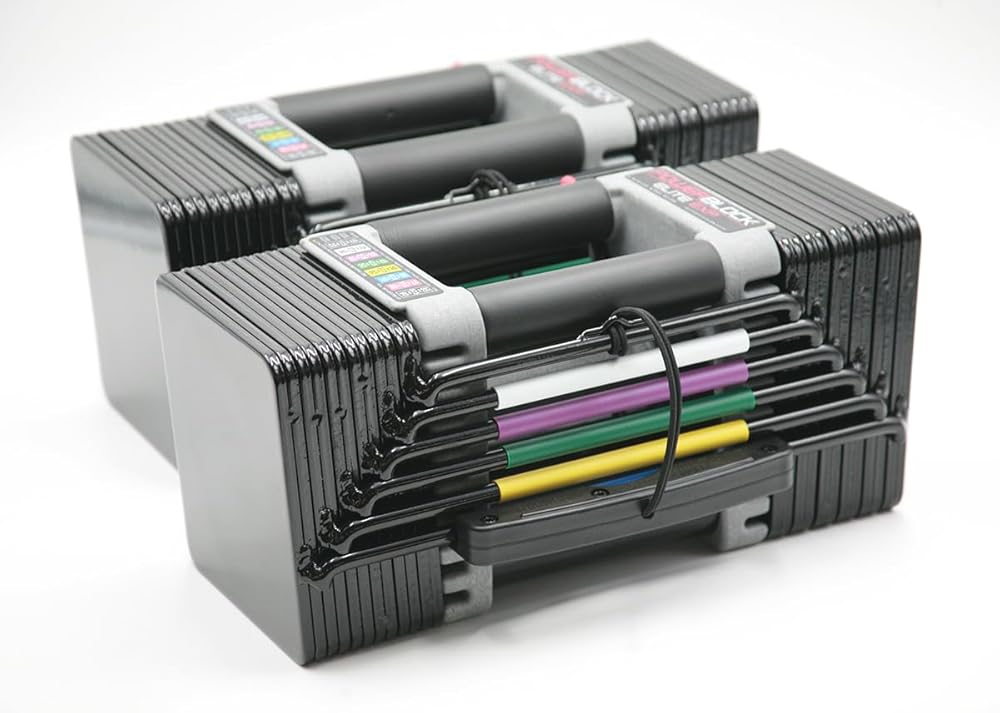 POWERBLOCK Elite EXP 50-70 lb Dumbbell Kit, Stage 2 Expansion, Compatible Only After Stage 1 Purchase