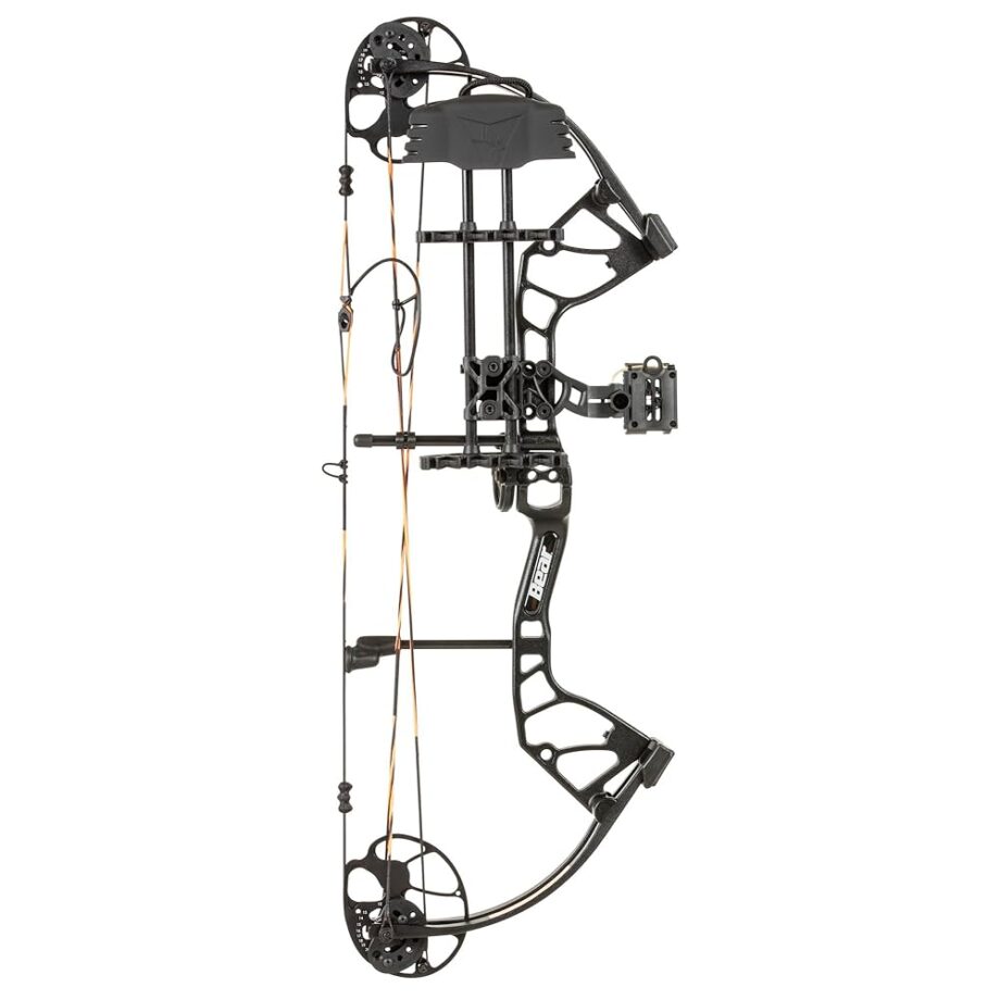 Bear Archery Royale Ready to Hunt Compound Bow Package for Adults and Youth, Right Hand, Shadow