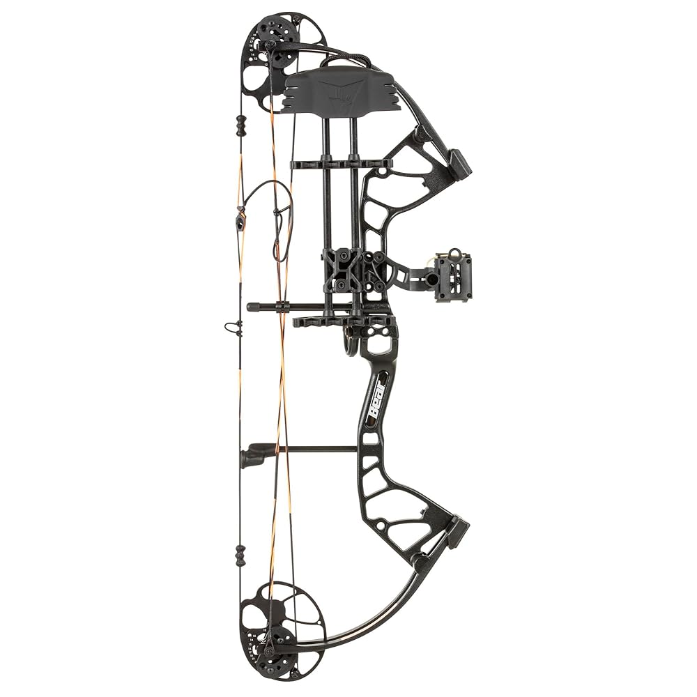 Bear Archery Royale Ready to Hunt Compound Bow Package for Adults and Youth, Right Hand, Shadow