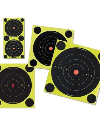 Birchwood Casey Shoot-N-C 6-Inch Bull's-Eye Target, 12 Targets