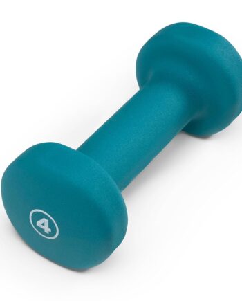 Marcy Neoprene Dumbbell, Single Piece, 4-lb, Forest Green