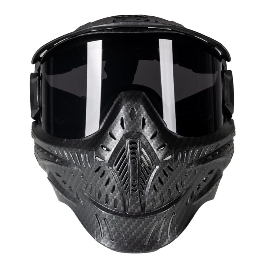 HK Army HSTL Goggle Paintball Airsoft Mask with Anti Fog Thermal Lens (Carbon Fiber/Smoke Lens)