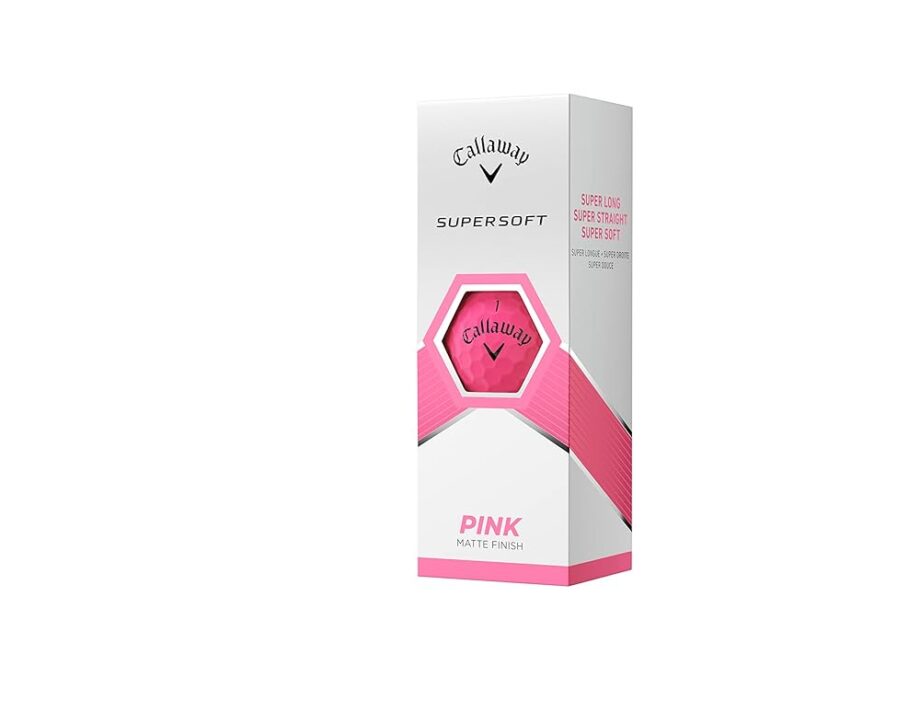 Callaway Golf Supersoft Golf Balls (2023 Version, Pink)