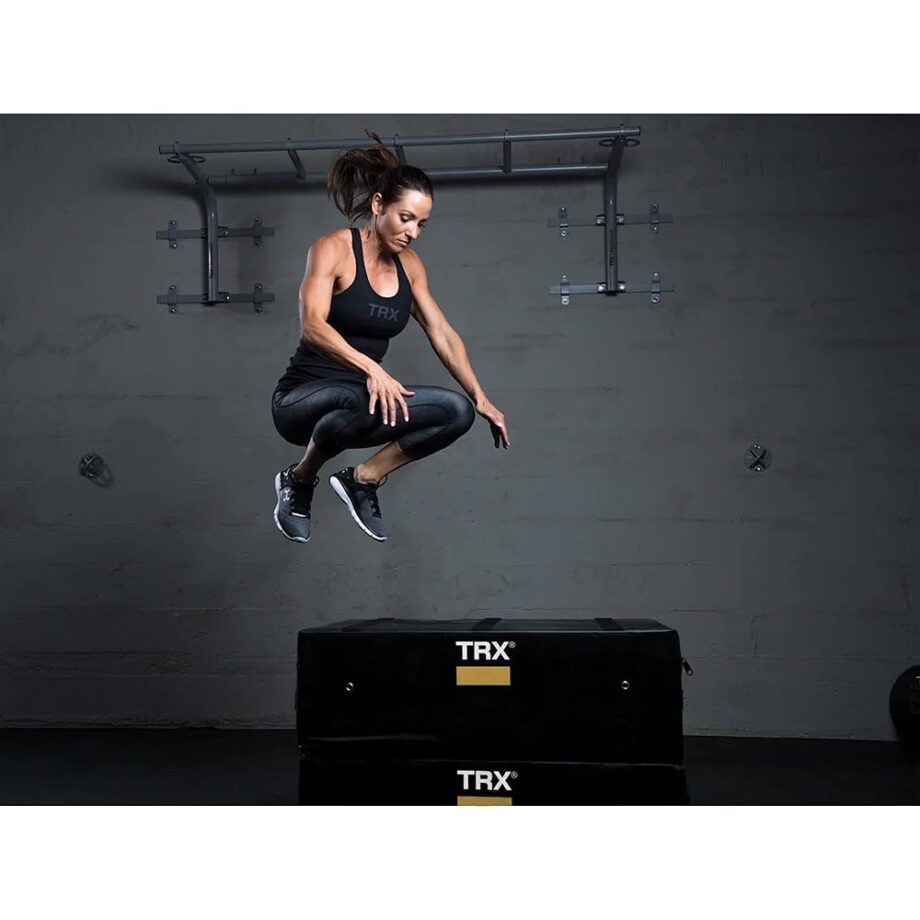 TRX Training Plyo Box, Step Exercise Platform for Speed Drills, Stackable Box for Box Jumps, Agility Training Equipment, 18 Inches