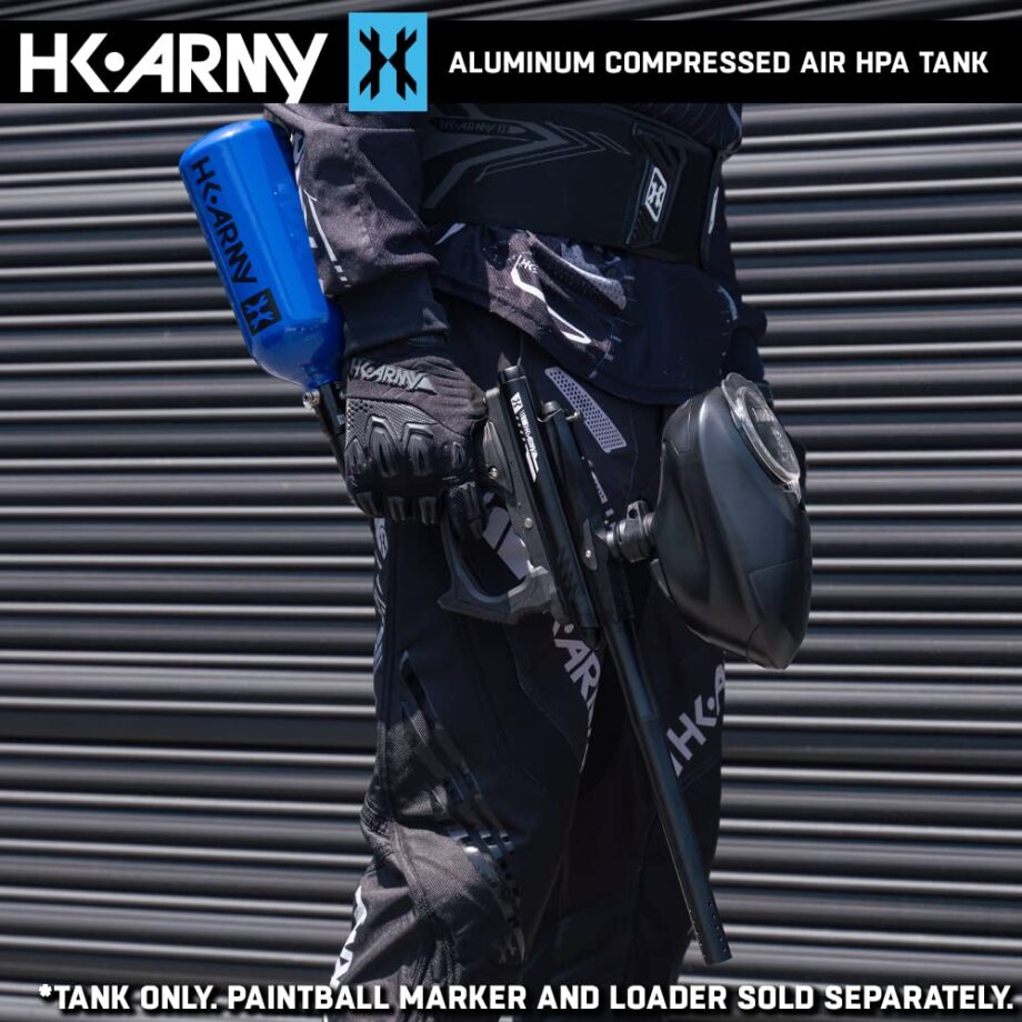 HK Army 48/3000 Aluminum Compressed Air HPA Paintball Tank - Blue