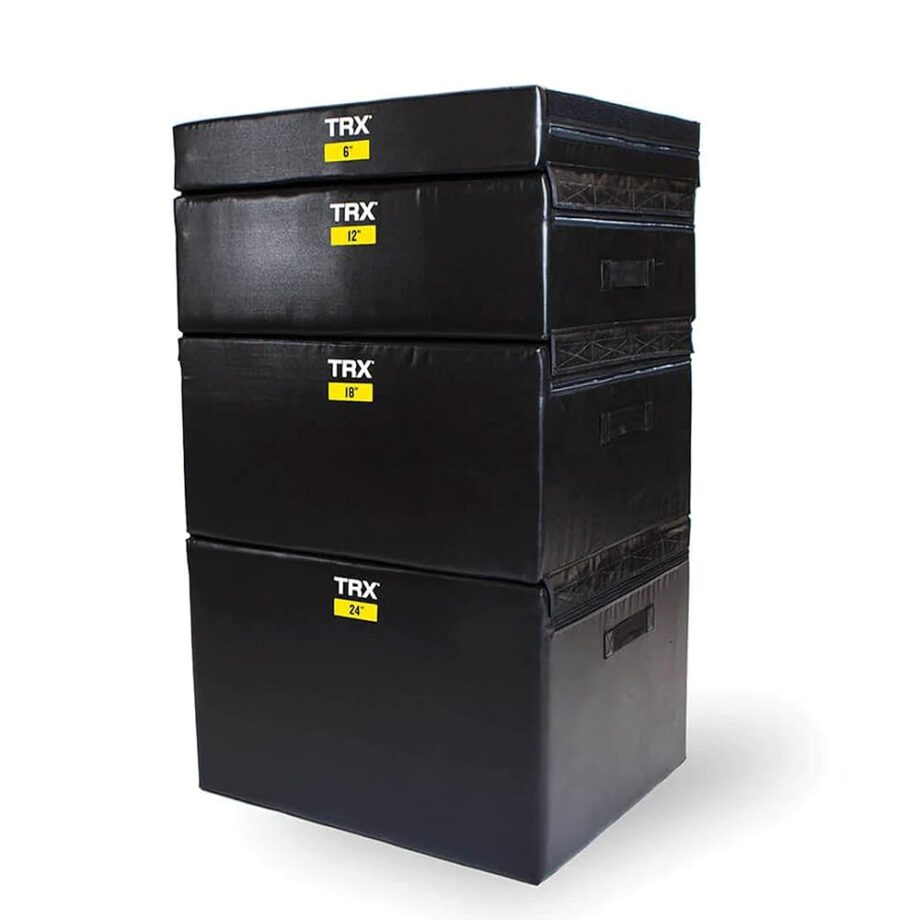 TRX Training Plyo Box, Step Exercise Platform for Speed Drills, Stackable Box for Box Jumps, Agility Training Equipment, 18 Inches