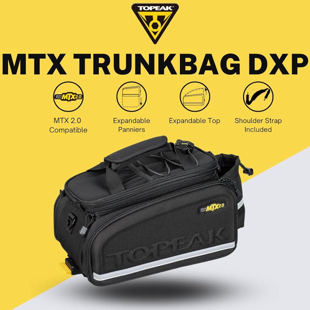 Topeak MTX 2.0 TrunkBag DXP with Expandable Panniers