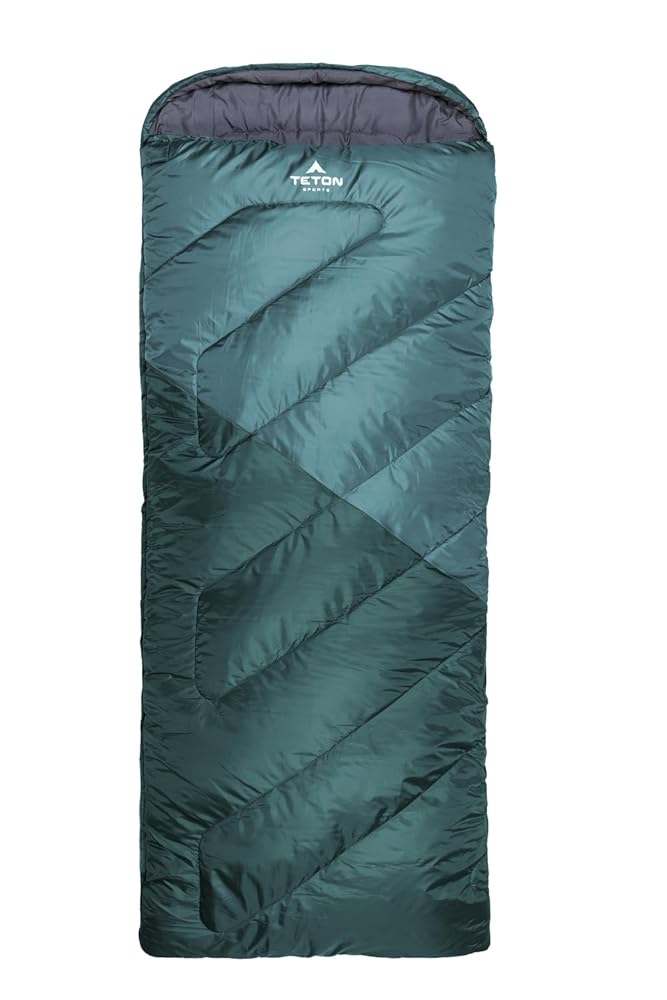 Teton Celsius Regular -25F Degree Sleeping Bag - Cold-Weather Sleeping Bag for Adults and Kids - Camping Made Easy and Warm. Compression Sack Included