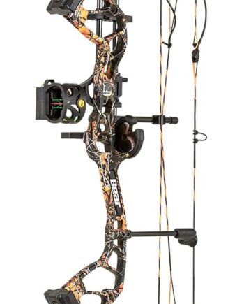 Bear Archery Royale Ready to Hunt Compound Bow Package for Adults and Youth, Left Hand, Wildfire