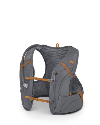 Osprey Duro 1.5L Men's Running Hydration Vest with Hydraulics Reservoir, Phantom Grey/Toffee Orange, Large