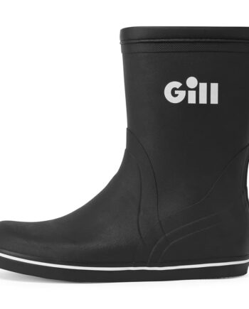 Gill Short Cruising Boot - Non-Slip 100% Rubber - Sailing Boating Yachting