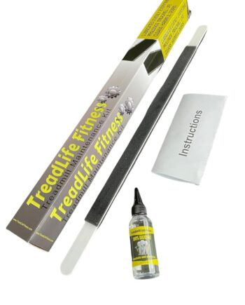 TreadLife Fitness Treadmill Maintenance Kit | 1 Year Supply of Treadmill Lubricant for Belt | 100% Silicone Lube | Extra Wide TruLube Applicator Wand | Directions Included