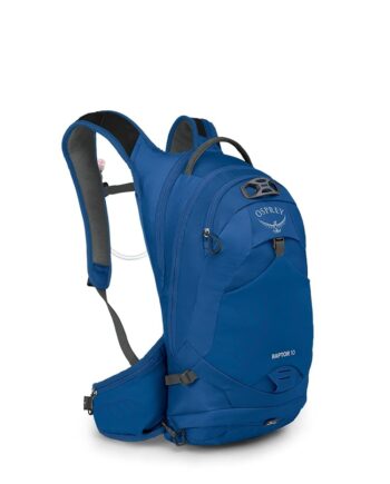 Osprey Raptor 10L Men's Biking Backpack with Hydraulics Reservoir, Postal Blue