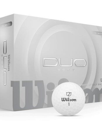 WILSON 2025 Duo Soft Golf Balls - White, 12 Balls