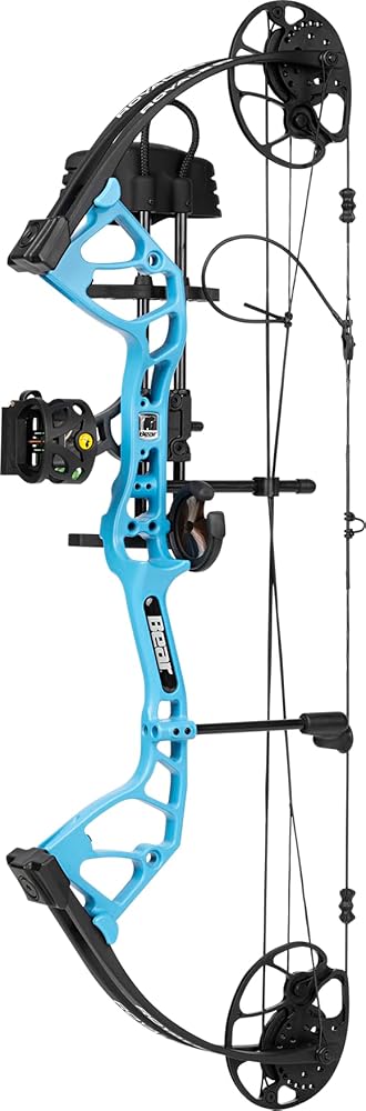 Bear Archery Royale Ready to Hunt Compound Bow Package for Adults and Youth, Right Hand, Blue