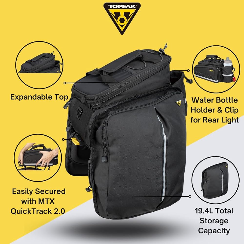 Topeak MTX 2.0 TrunkBag DXP with Expandable Panniers