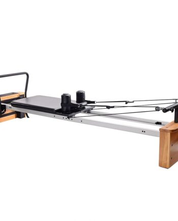 Stamina Products AeroPilates Board Pro XP557 Pilates Reformer with Oak Wood Base – Studio Grade for Home Use with Cardio Rebounder, Adjustable Foot Bar, 4 Resistance Springs, and Workout DVDs